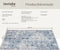 tectake® Vintage Design Vloerkleed Amara - Laagpolig - Wasbaar - 160cm x 230cm - blauw