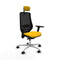 Bureaustoel Piqueras y Crespo D086N2W Geel