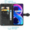 iMoshion Hoesje Geschikt voor Realme 8 Pro / Realme 8 Hoesje Met Pasjeshouder - iMoshion Mandala Bookcase - Zwart