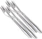 Merkloos Slakkenvork Set 140 mm - Glanzend RVS - 4 Stuks - Voor de Escargot Liefhebber