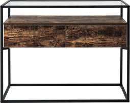 Bijzettafel Echo - glas - 120x40x80