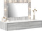 vidaXL - Wandkast-Poutafel - met - LED-verlichting - in - Grijs - Sonoma