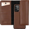 Selencia Hoesje Geschikt voor Samsung Galaxy A52 (4G) / A52s / A52 (5G) Hoesje Met Pasjeshouder - Selencia Eny Uitneembare Vegan Lederen Clutch - bruin