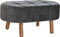 Kruk DKD Home Decor Grijs Natuurlijk Donker grijs Hout 80 x 46 x 38 cm
