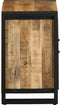 vidaXL - Nachtkastje - 40x30x51 - cm - massief - ruw - mangohout