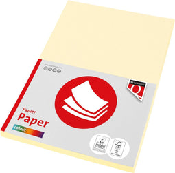 Kopieerpapier quantore col-100 a4 80gr ivoor | 10 stuks