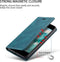 Case voor iPhone 8/7/6/6s/SE2020, Bookcover blauw, RFID-beschermende mobiele telefoonhoes, kaartsleuf, geldsleuf, standaard, flip-case, magnetische flip-case, lederen tas, beschermhoes