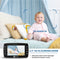Vendar® WA43AK - Video babyfoon - Nachtzicht & Zoom - Wit
