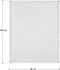 Vliegenhor Aluminium - Raamhor 80 x 100 cm - Wit - Incl. Bevestigingsmateriaal
