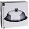 Excellent Houseware serveerschaal stolp - D31 x H15 cm - zilver - rvs