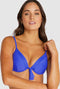Baku Rococco - Booster bikinitop - Voorgevormde cups met beugel - Blauw