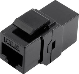 TRU COMPONENTS 93013c1176 RJ45 dubbele koppeling 1425900 Adapter, recht Zwart 1 stuk(s)