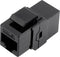 TRU COMPONENTS 93013c1176 RJ45 dubbele koppeling 1425900 Adapter, recht Zwart 1 stuk(s)