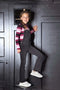 B.Nosy Meisjes Jeans - Denim Tuinpak - Flared Opening - Maat 152