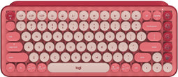 Logitech Pop Keys - Draadloos Mechanisch Toetsenbord - 8 Verwisselbare Emoji-toetsen - Heartbreaker Rose