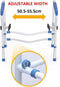 BODHIS Toiletbeugel - Verstelbaar - Antislip armleuningen - Wit