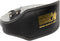 Gorilla Wear - Full Leather Padded Belt - Ondersteunt onderrug - Zwart/Goud - S/M