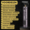 Sansbeauté® T-Blade Buddha Trimmer - Draadloze Baard- en Haartrimmer - 3 Opzetkammen - Purple Platinum