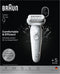 Braun Silk·épil 9 - Wet & Dry Epilator - 40 MicroGrip pincetten - Zilver