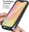 iMoshion Hoesje Geschikt voor iPhone 13 Hoesje - iMoshion 360° Full Protective Case - Zwart / Transparant