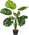 Mica Decorations Kunstplant Monstera - 60x60x90 cm - Polyethyleen - Groen