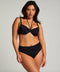 Hunkemöller Luxe Dames Bikinitopje - Spaghetti bandje - Zwart - Maat D90