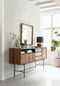 MUST Living Table lamp Reef,40xØ35 cm, linen dark shade
