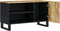 vidaXL - Tv-meubel - 80x33x46 - cm - massief - mangohout - en - bewerkt - hout