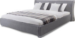 Beliani PARIS - Waterbed - grijs - Kunststof