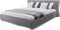 Beliani PARIS - Waterbed - grijs - Kunststof