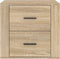 vidaXL - Nachtkastje - 50x39x47 - cm - sonoma - eikenkleurig