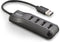 NGS PORT 2.0 - USB Hub - 4x USB 2.0 - Zwart
