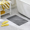SoBuy SDA10-HG - Antislip Badmat - Diatomeeënaarde - Grijs