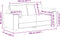 vidaXL - Ligbank - in - Donkergrijs, - 140 - cm, - Stof