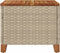 vidaXL Tuintafel 45x45x37 cm poly rattan en acaciahout beige
