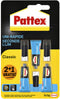 Secondelijm Pattex classic 3 gram blister 2+1 gratis | 12 stuks