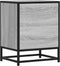 vidaXL - Nachtkastjes - 2 - st - 40x31x50 - cm - bewerkt - hout&metaal - grijs - sonoma