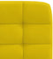vidaXL - Eetkamerstoelen - 2 - st - fluweel - geel