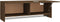 vidaXL - Kledingkast - 100x32,5x35 - cm - bewerkt - hout - bruin - eikenkleur