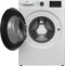 BEKO B3DT58447W - Was-droog combinatie - 5 kg wassen en drogen - 8 kg wassen - Wit