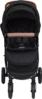 vidaXL - Kinderwagen - 2-in-1 - staal - antracietkleurig