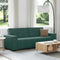 vidaXL - Driezitsbank - 180 - cm - fluweel - donkergroen