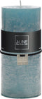 J-Line cilinderkaars - blauw - large - 52U - 6 stuks