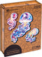 UNIDRAGON Houten Puzzel Voor Volwassenen Dier - Zwervende Kwallen - 227 stukjes - Medium 32x32 cm