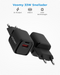 Voomy Quick Charger 33W USB A & USB C Black