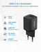 Voomy Quick Charger 33W USB A & USB C Black