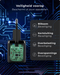 Voomy Quick Charger 33W USB A & USB C Black