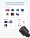 Voomy Quick Charger 33W USB A & USB C Black
