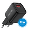 Voomy Quick Charger 33W USB A & USB C Black