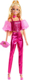 Barbie Deluxe Style - Pop - Metallic korset met organza mouwen - Metallic Roze